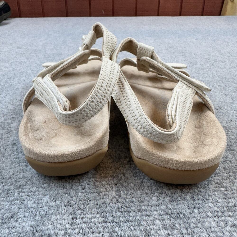 Vionic Amber Pearl Sandals Women’s 6.5 Cream Pearl Orthotic Adjustable - Picture 5 of 10